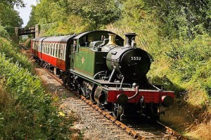 Steam Train Ride at Bodmin Wenford Railway, Cornwall