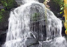 Darrynane Falls, on a private section of Toe River and enjoyed by visitors to Darrynane Holiday Cottages, St Breward