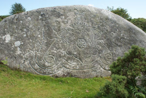 Crest on Jubilee Rock near Blisland